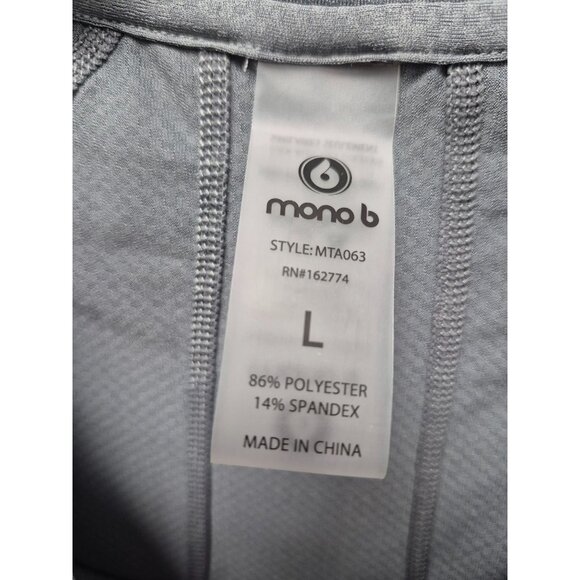 Mono B Men - Active Tee with Shoulder Paneling Large - Picture 4 of 6